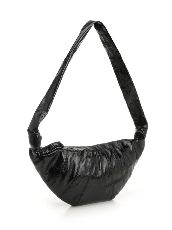 Lemaire Croissant Medium Black Cross Bags - Image 2
