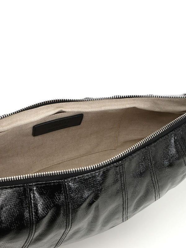 Lemaire Croissant Medium Black Cross Bags - Image 4