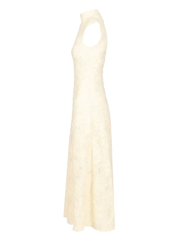 Rotate Ivory Long Dress - Image 3