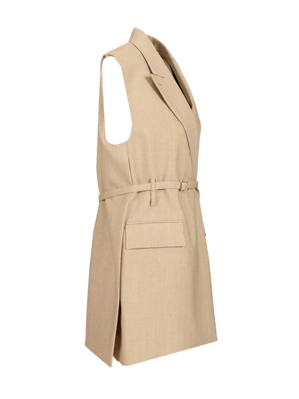 Sportmax Beige Tailored Jackets - Image 3