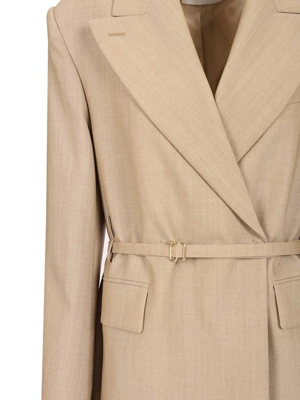 Sportmax Beige Tailored Jackets - Image 4