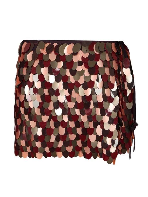 Dries Van Noten Burgundy Skirts - Image 2