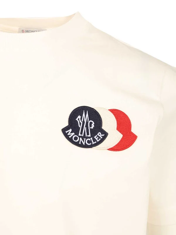 Moncler White Half Sleeve - Image 3