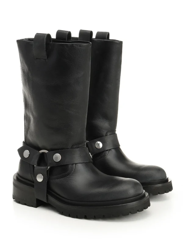 Golden Goose Black Ankle Boots - Image 2