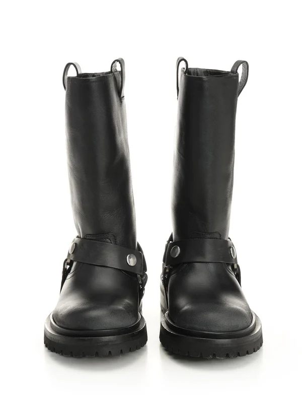 Golden Goose Black Ankle Boots - Image 5
