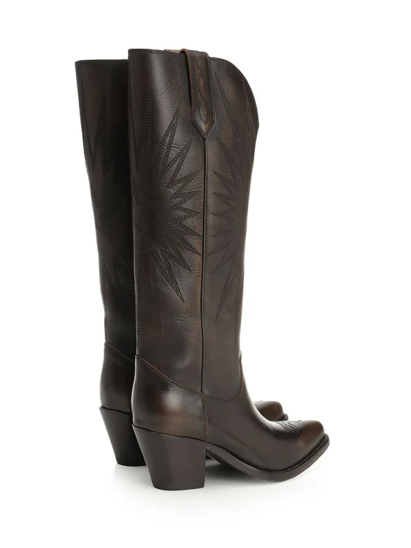 Golden Goose Brown Middle Boots - Image 3