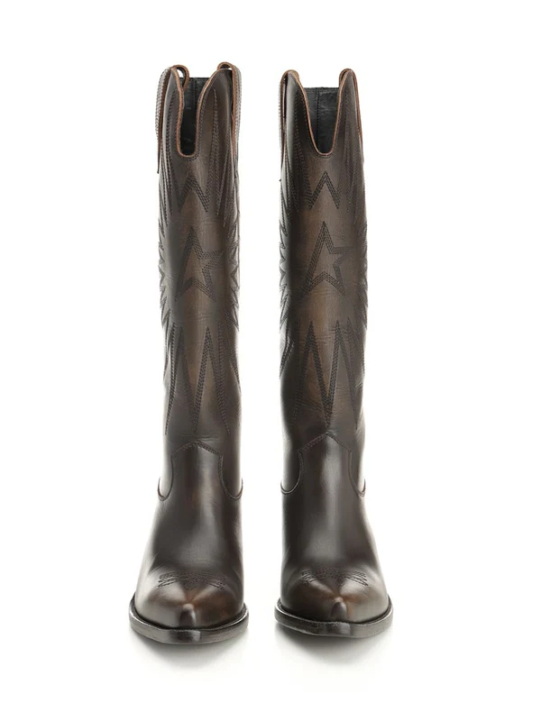 Golden Goose Brown Middle Boots - Image 5