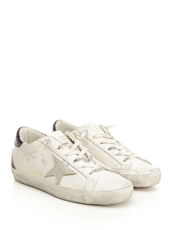 Golden Goose White Low Top Sneakers - Image 2