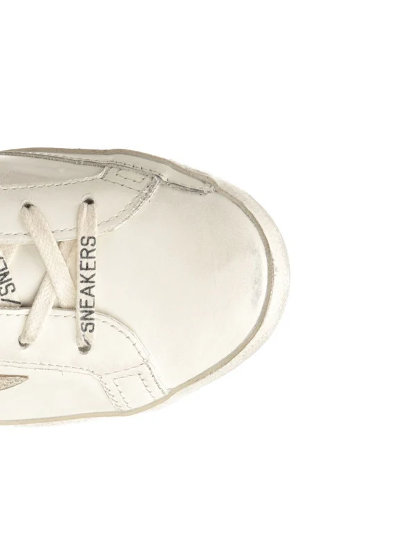Golden Goose White Low Top Sneakers - Image 4
