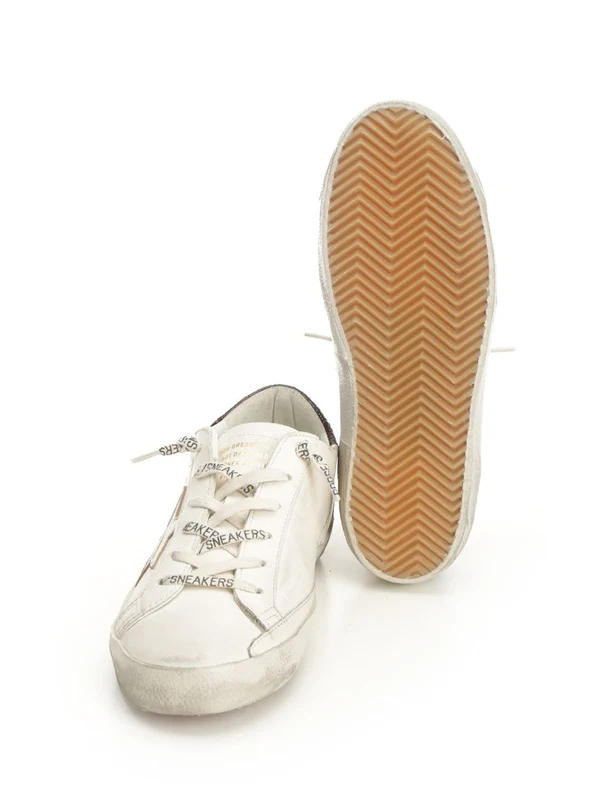 Golden Goose White Low Top Sneakers - Image 5