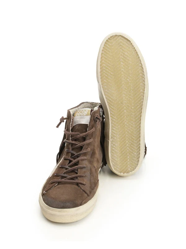 Golden Goose Brown Low Top Sneakers - Image 5