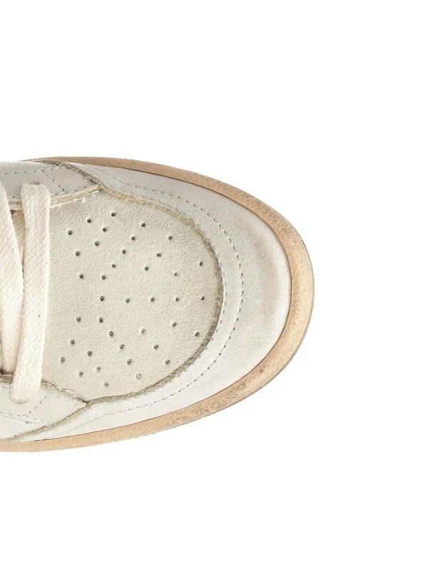Golden Goose White Low Top Sneakers - Image 4