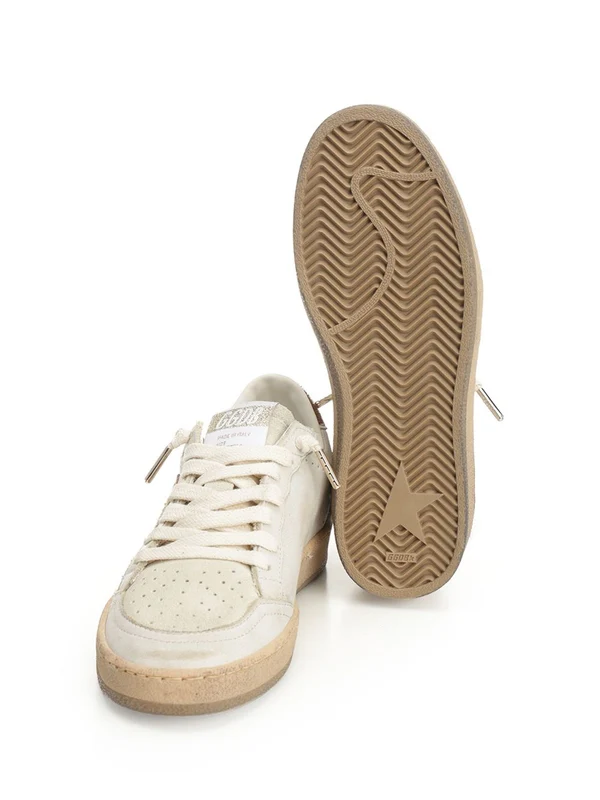 Golden Goose White Low Top Sneakers - Image 5