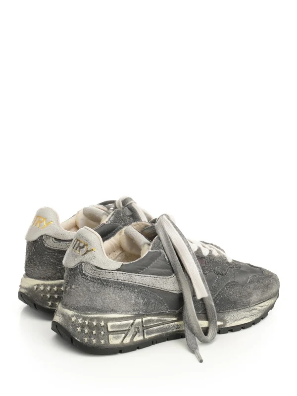Autry Grey Low Top Sneakers - Image 3