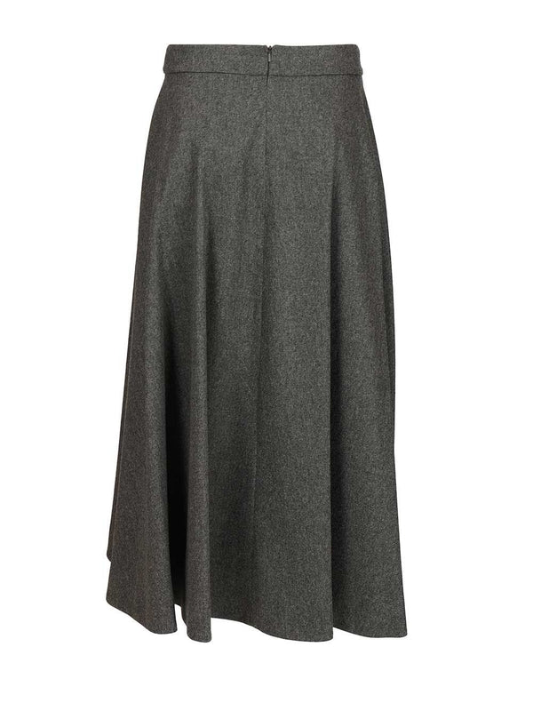 S Max Mara Grey Skirts - Image 2