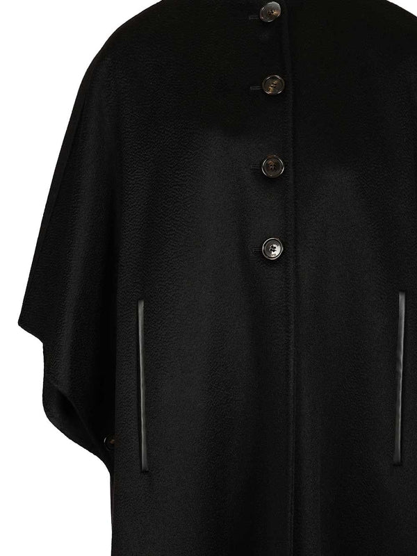 Max Mara Black Cape - Image 5