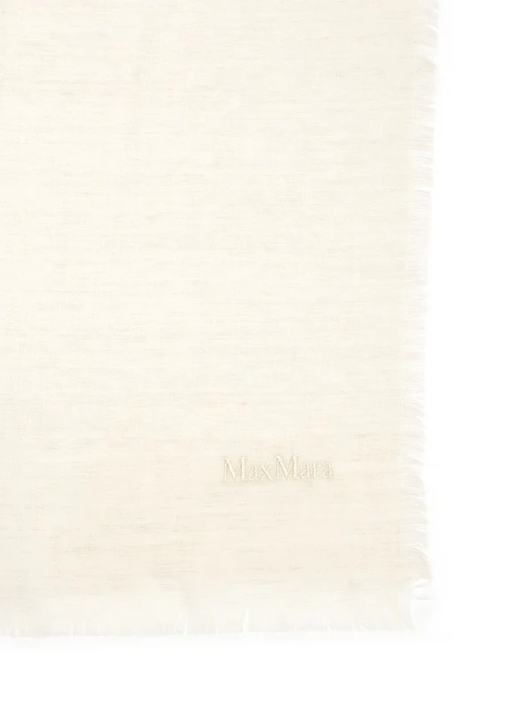 Max Mara Ivory Wool Mufflers - Image 2
