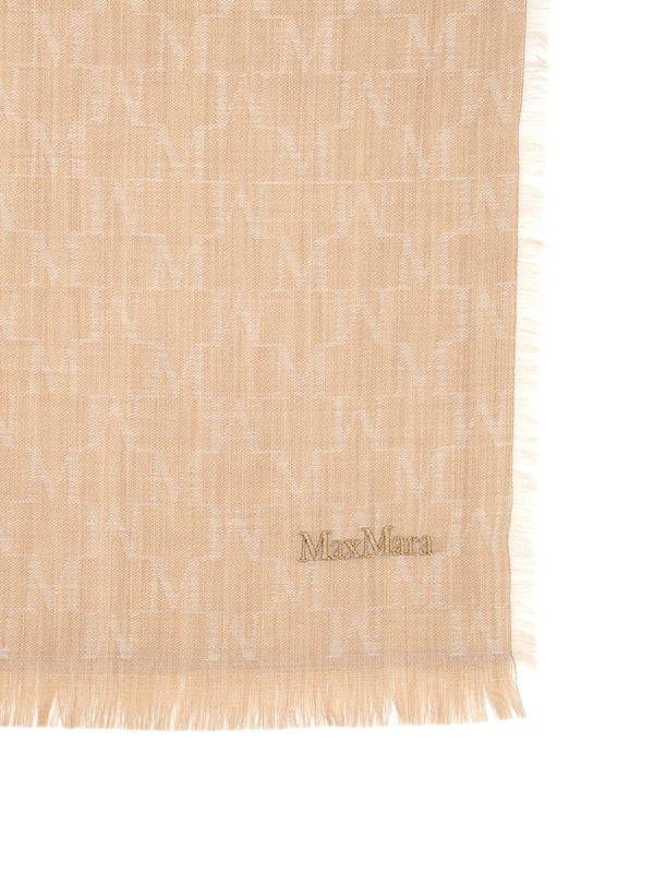 Max Mara Beige Wool Mufflers - Image 2