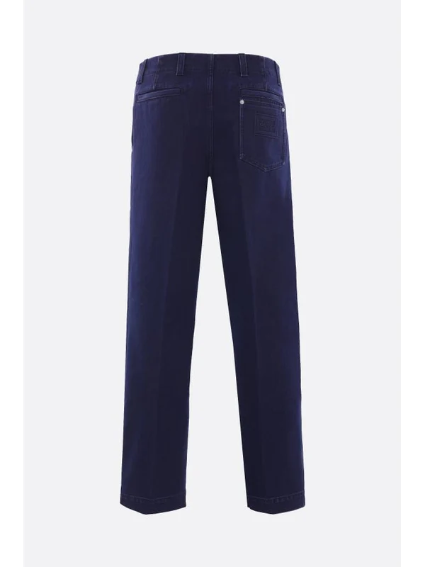 Gucci Navy Denim Pants - Image 2