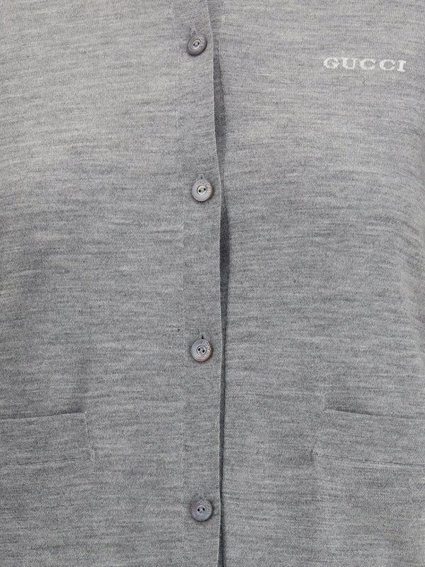 Gucci Grey Cardigans - Image 3