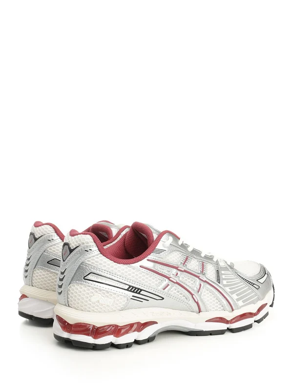 Asics Silver White Low Top Sneakers - Image 3