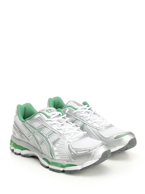 Asics Silver White Low Top Sneakers - Image 2