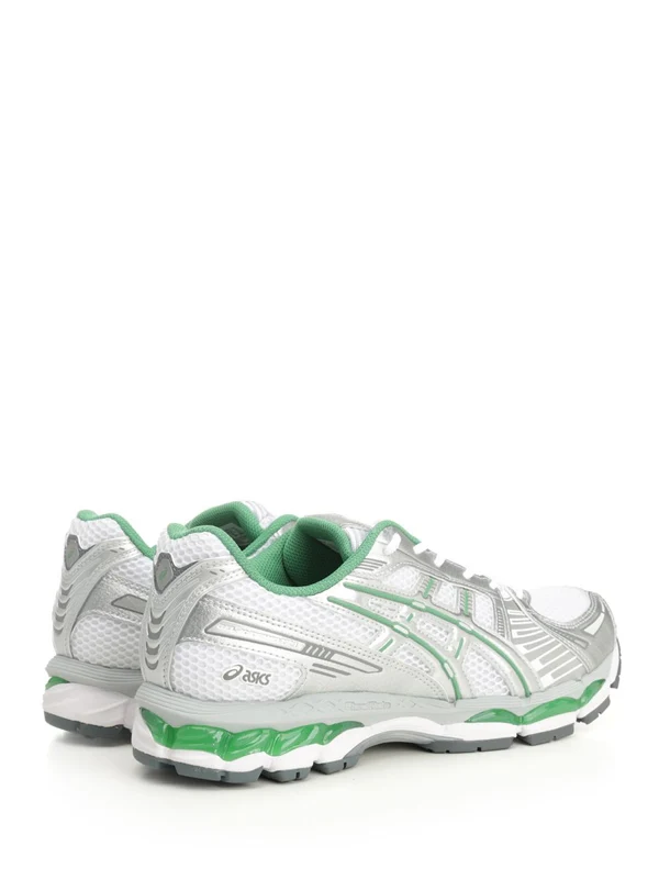 Asics Silver White Low Top Sneakers - Image 3