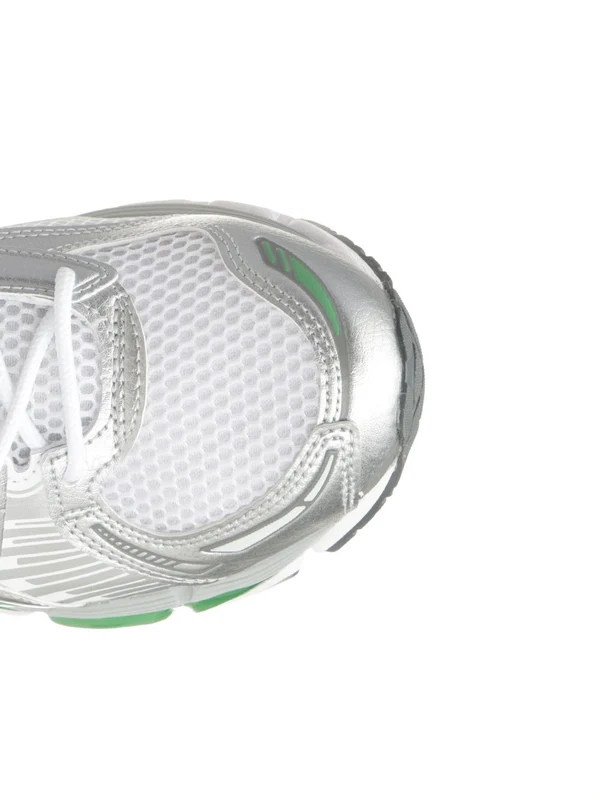 Asics Silver White Low Top Sneakers - Image 4