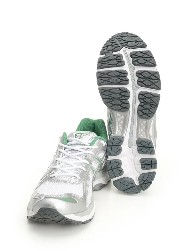 Asics Silver White Low Top Sneakers - Image 5