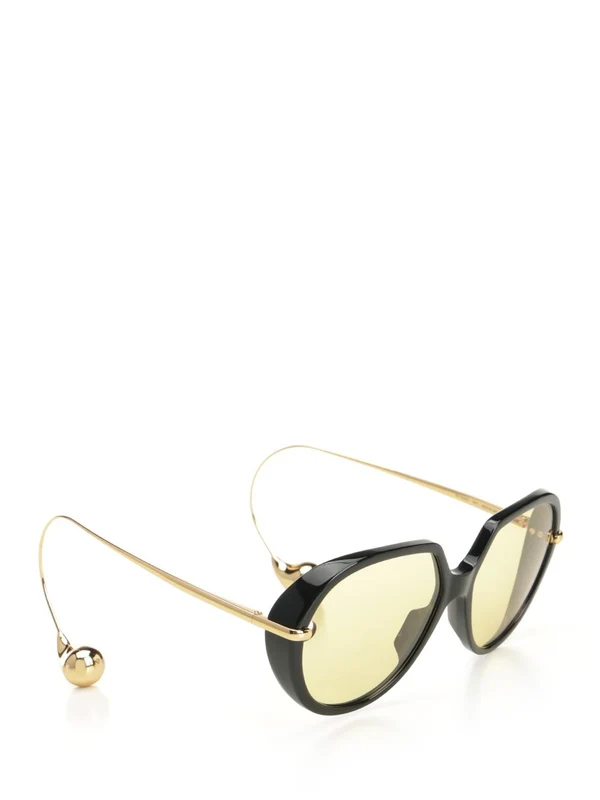 Bottega Veneta Gold Sunglasses - Image 2