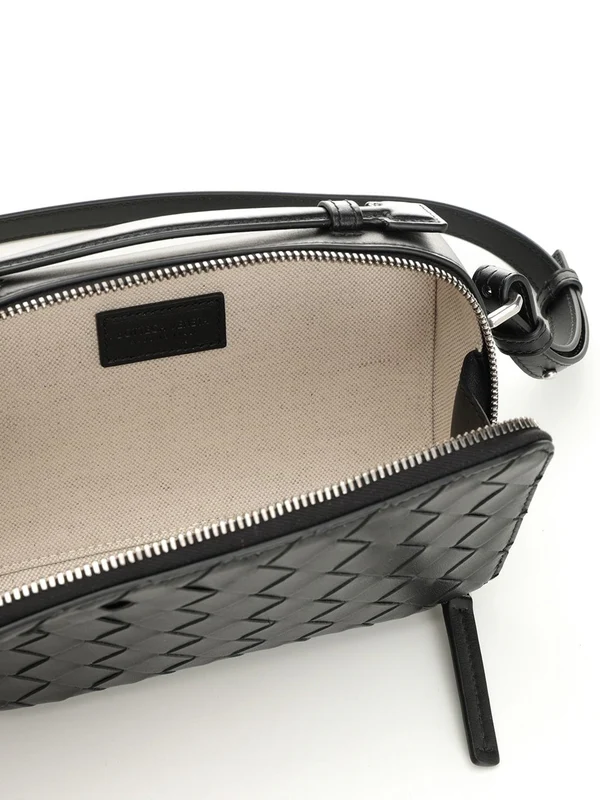 Bottega Veneta Black Cross Bags - Image 4