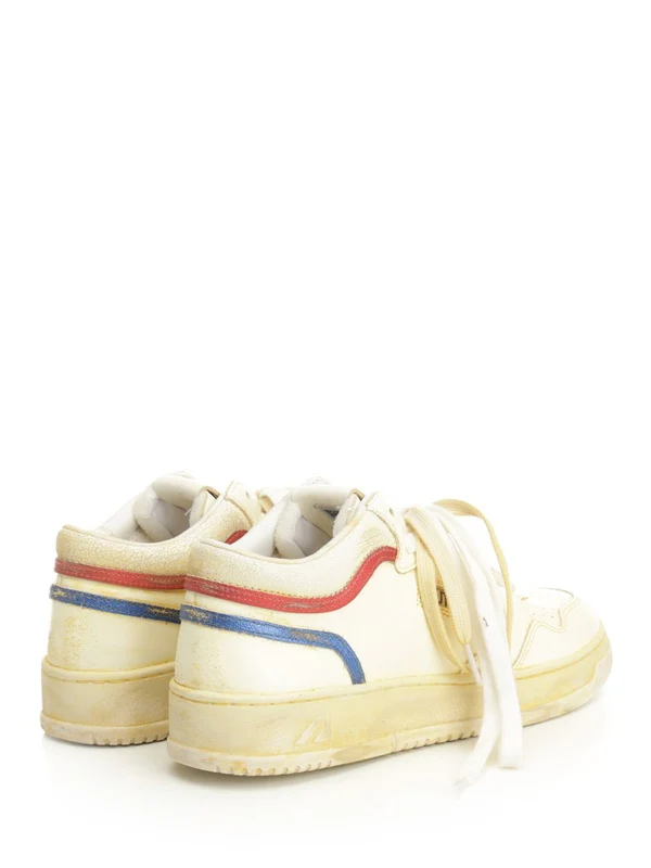 Autry White Low Top Sneakers - Image 3