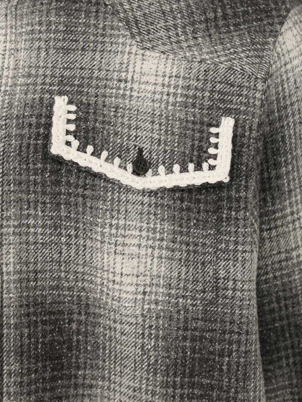 Golden Goose Grey Checked Shirts - Image 5