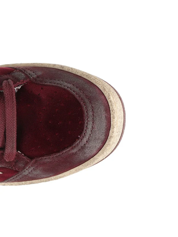 Golden Goose Red Low Top Sneakers - Image 4