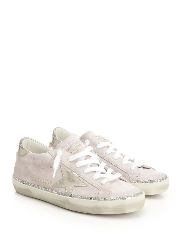 Golden Goose Pink Low Top Sneakers - Image 2