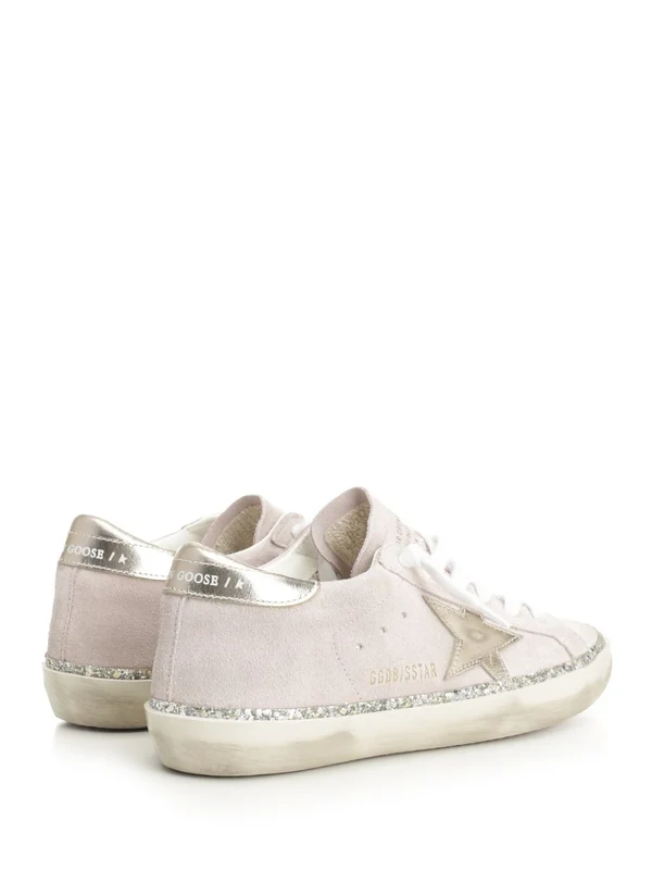 Golden Goose Pink Low Top Sneakers - Image 3