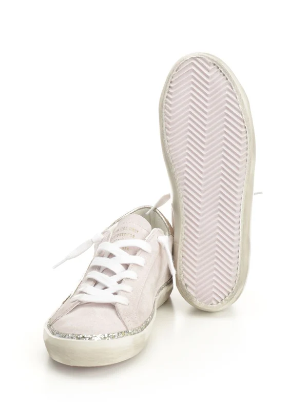 Golden Goose Pink Low Top Sneakers - Image 5