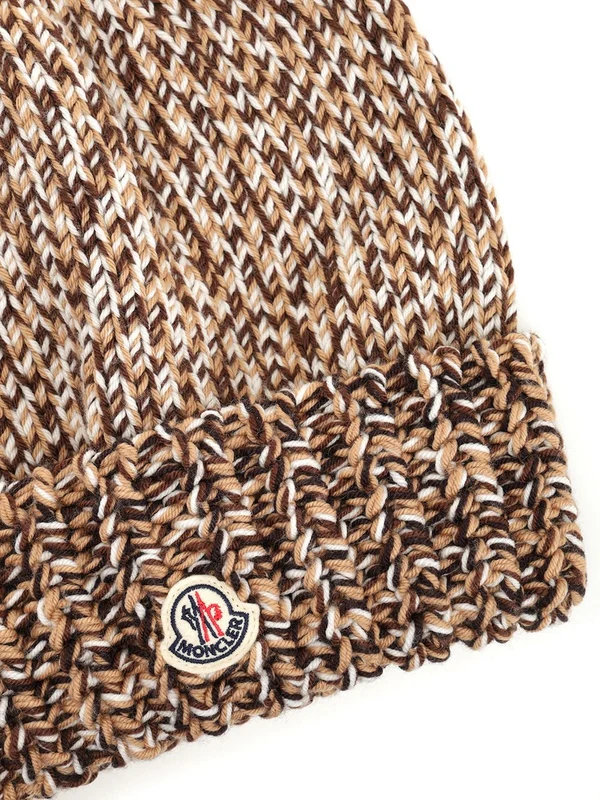 Moncler Beige Beanies - Image 2