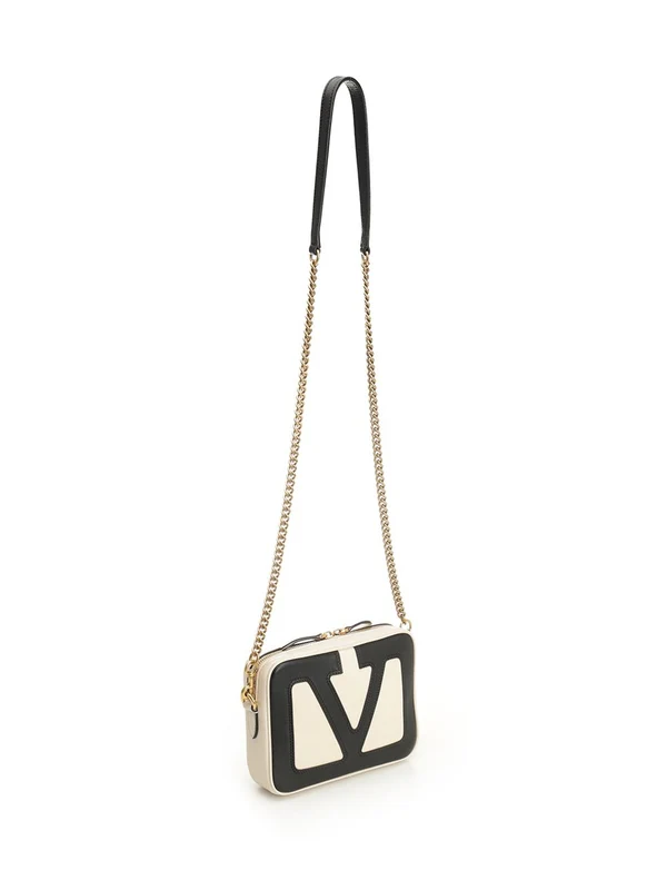 Valentino Ivory Black Cross Bags - Image 5