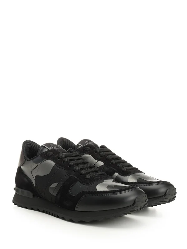 Valentino Black Low Top Sneakers - Image 2