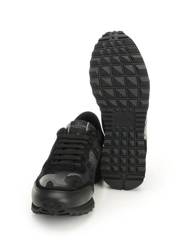 Valentino Black Low Top Sneakers - Image 5