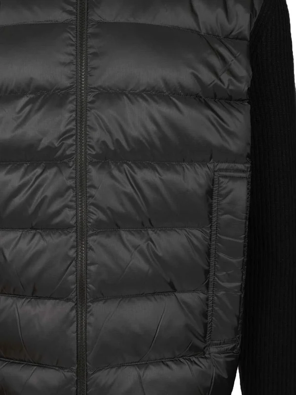 Moncler Black Padded Cardigan - Image 4