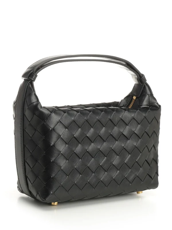 Bottega Veneta Wallace Mini Black Tote Bags - Image 2