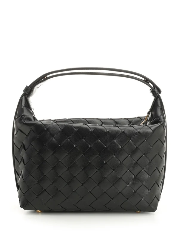 Bottega Veneta Wallace Mini Black Tote Bags - Image 3