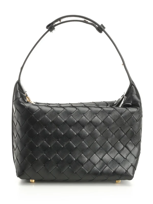 Bottega Veneta Wallace Mini Black Tote Bags - Image 5