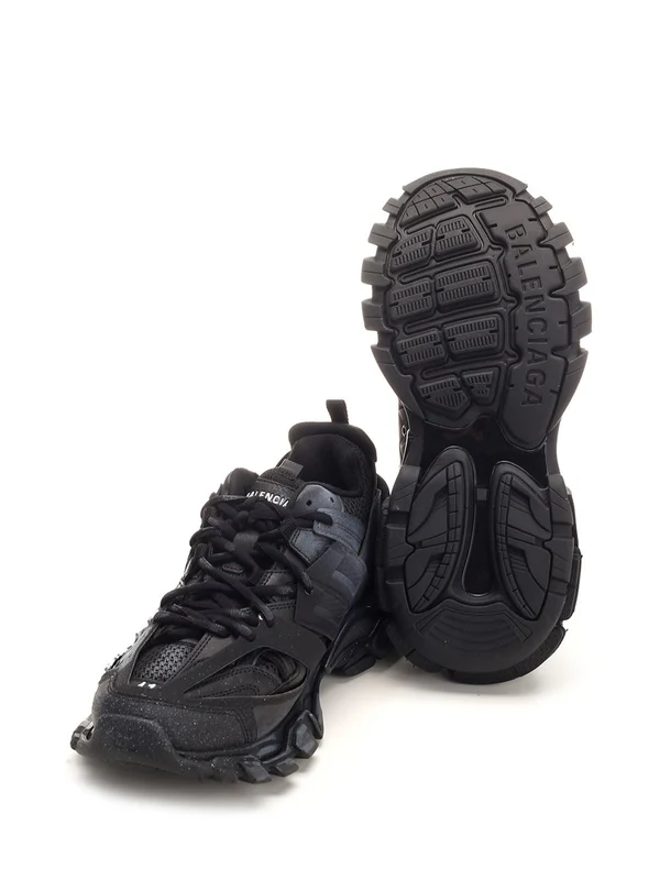Balenciaga Black Low Top Sneakers - Image 5
