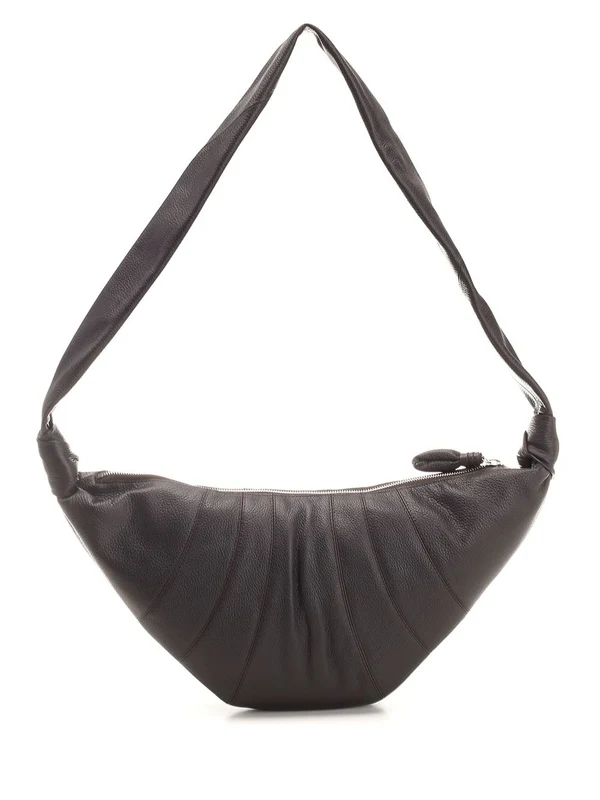 Lemaire Croissant Medium Brown Cross Bags - Image 3