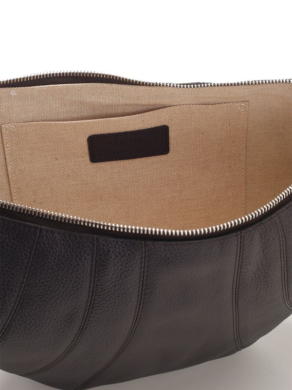 Lemaire Croissant Medium Brown Cross Bags - Image 4