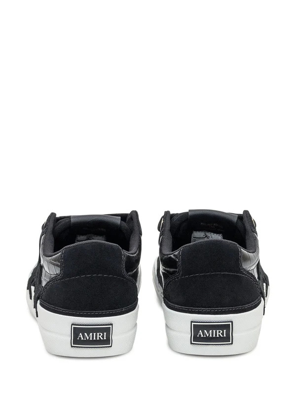 Amiri Black Low Top Sneakers - Image 3