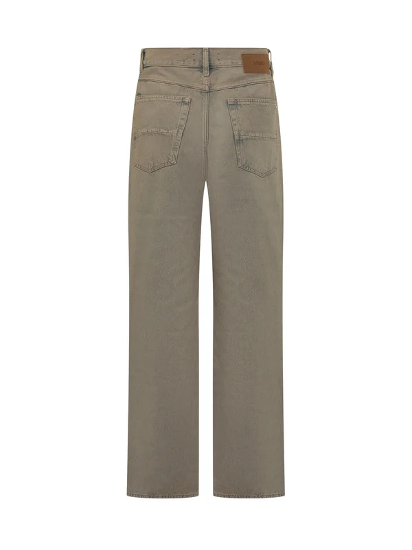 Amiri Green Denim Pants - Image 2